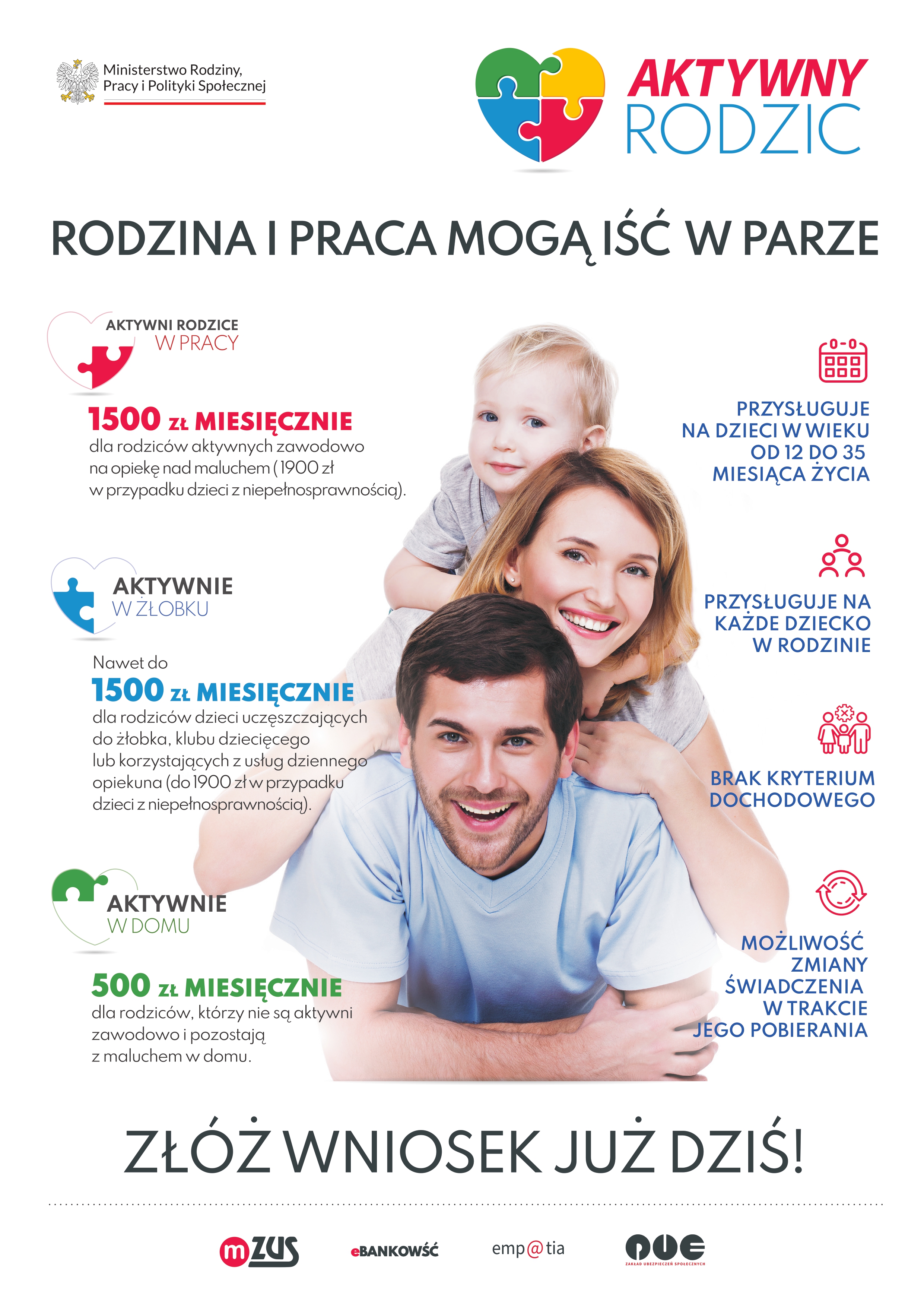 Ilustracja do informacji: Program Aktywny Rodzic